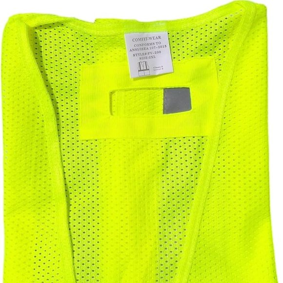 COMFITWEAR High Visibility Safety Vests for Construction Work(12,2X-LARGE) - Picture 4 of 4